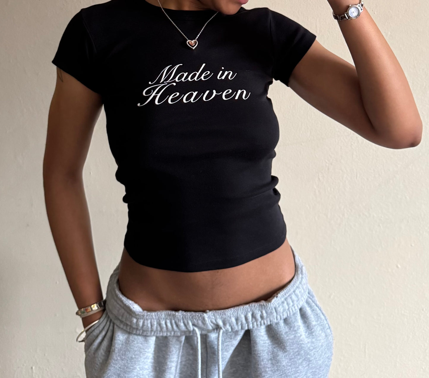 Made in Heaven baby tee